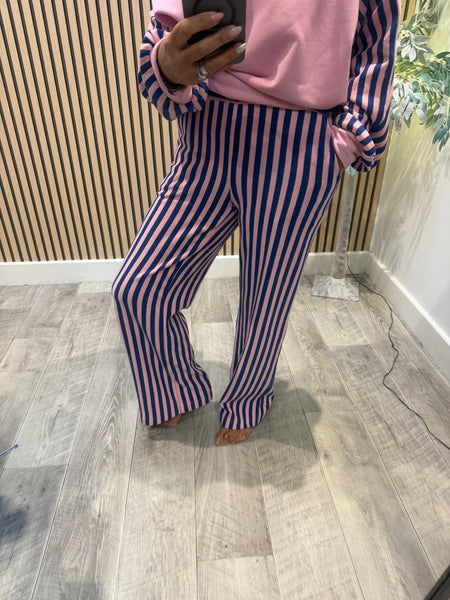 Striped Palazzo / Top   set