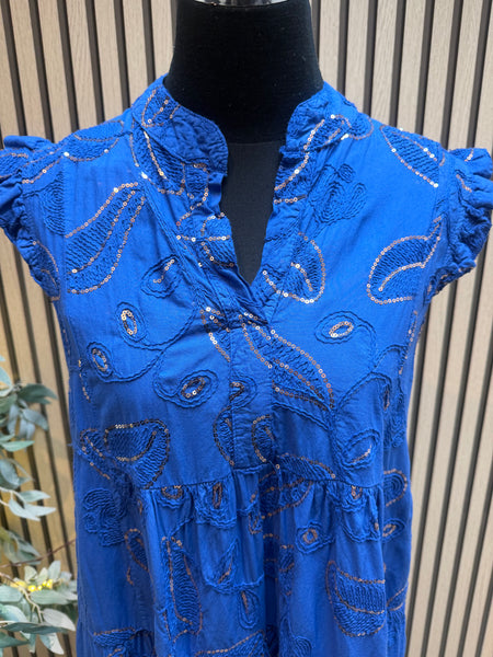 Studio Sequin Embellished  Midi Dress