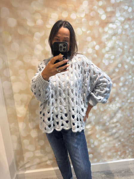 Studio Chunky Knit  Wave Jumper