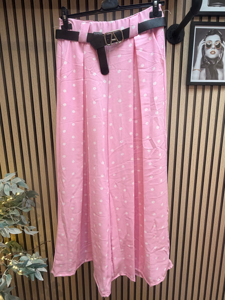 Polka Dot Palazzo  trousers