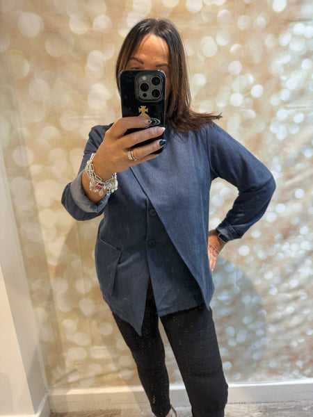 ID  Denim Tunic Top