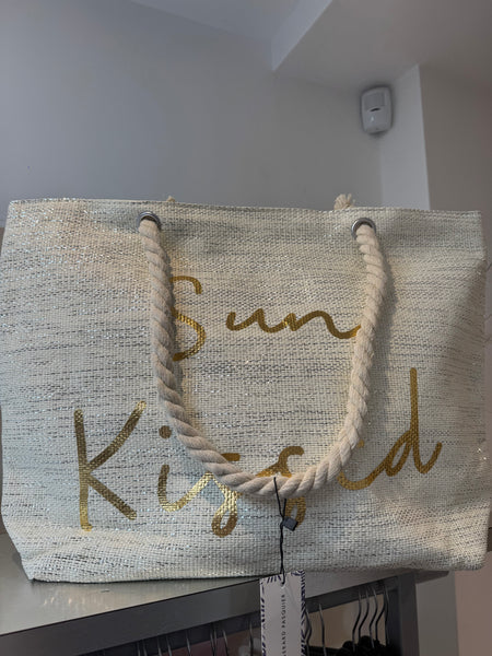 Sun Kissed Beach Bag with Rope Handle