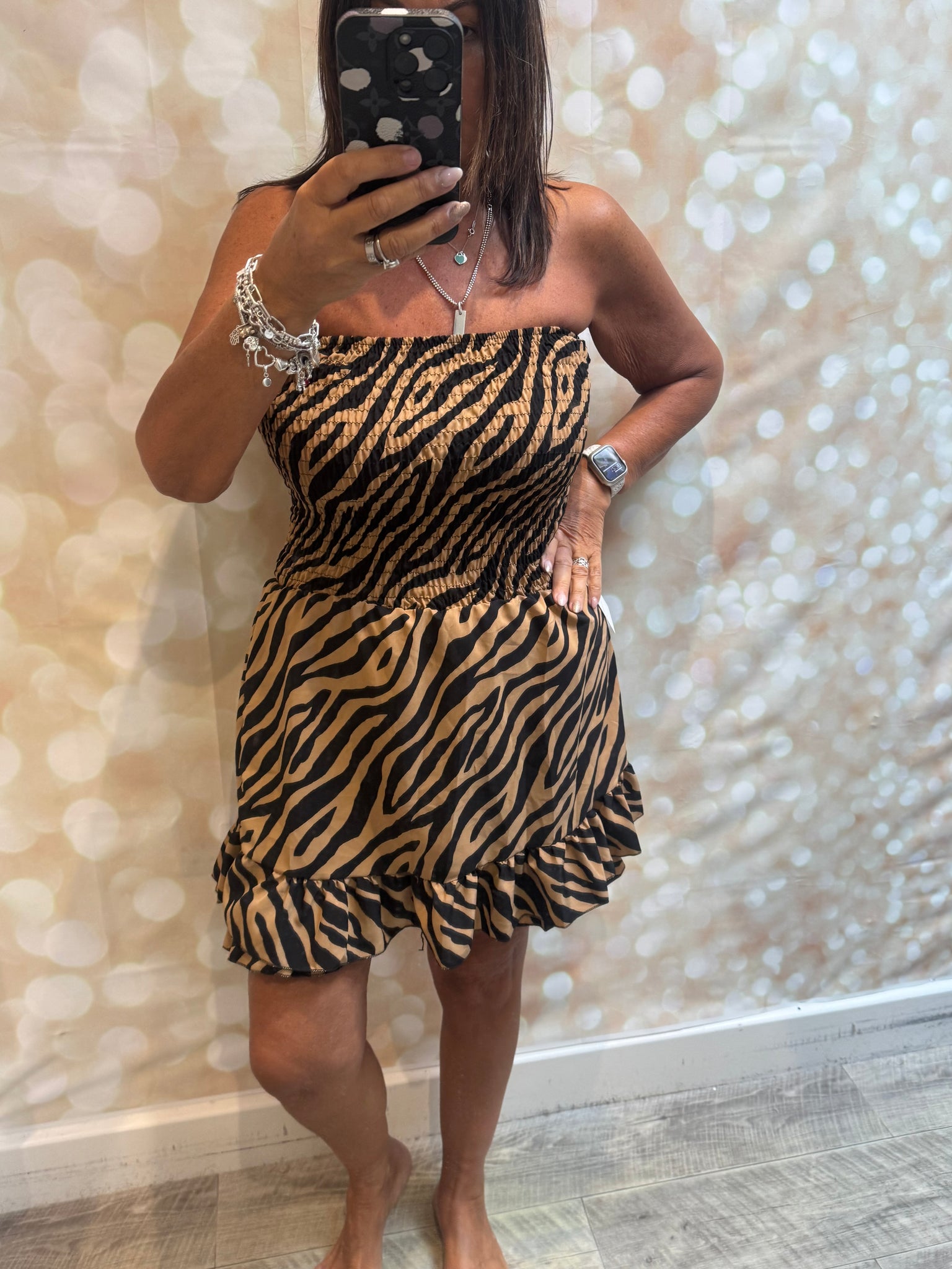 Bandeau Top Skort Playsuit