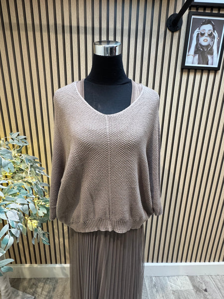 2 Piece Pleated Tulle Dress/Jumper Set