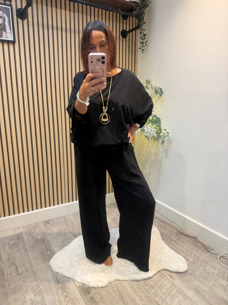 Studio 2 Piece Crinkle Palazzo Trouser / Top set