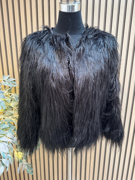 Fur Cropped Jacket
