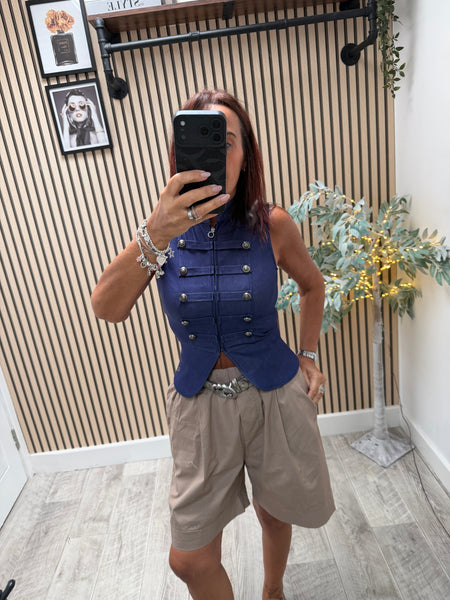 Jersey Military Waistcoat
