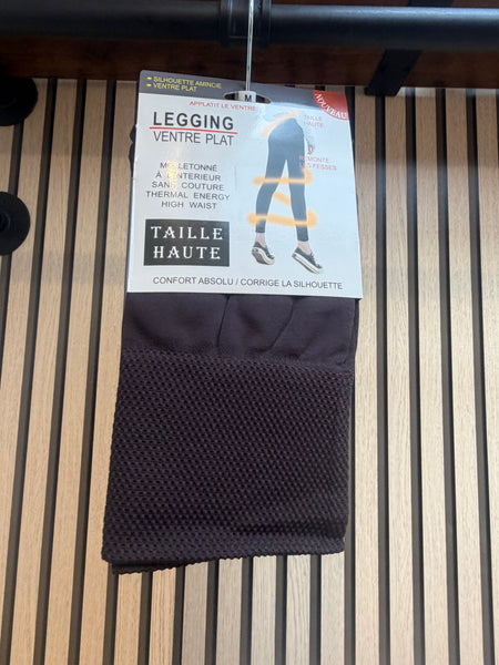 Fleece lined stretch seem less leggings - Regular