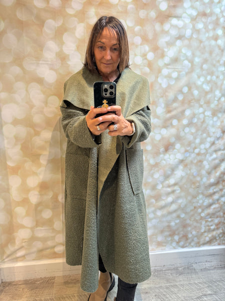 Waterfall Wool Mix Coat