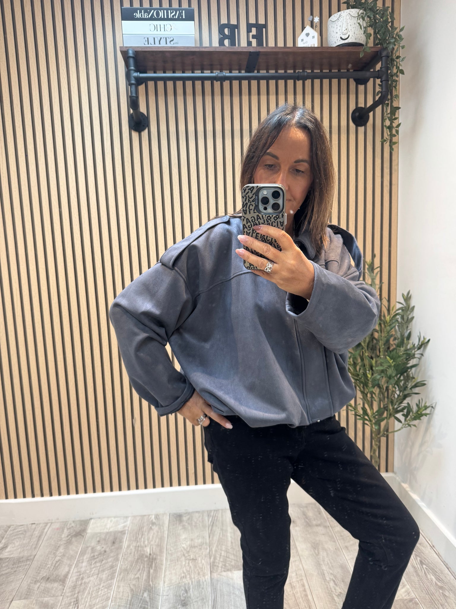 Viral Inspired Bubble Hem  Bomber  jacket