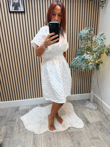 Floral Applique Dress