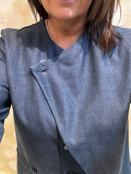 ID  Denim Tunic Top