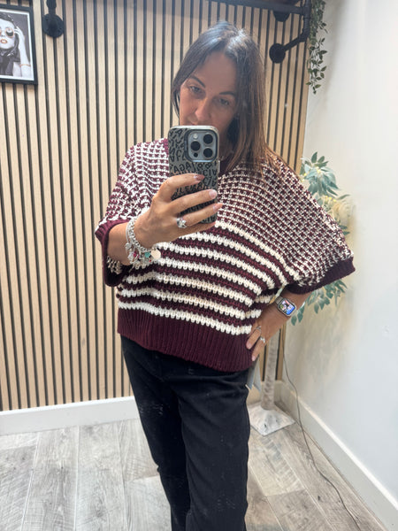 Studio Stripe Chunky Knit Jumper