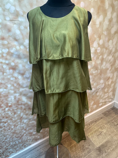 Studio Silky Tiered  Dress