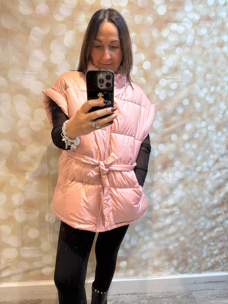 Quilted Shimmer Gilet