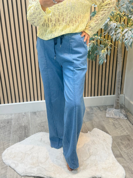 Wide Leg Jogger Style Jeans