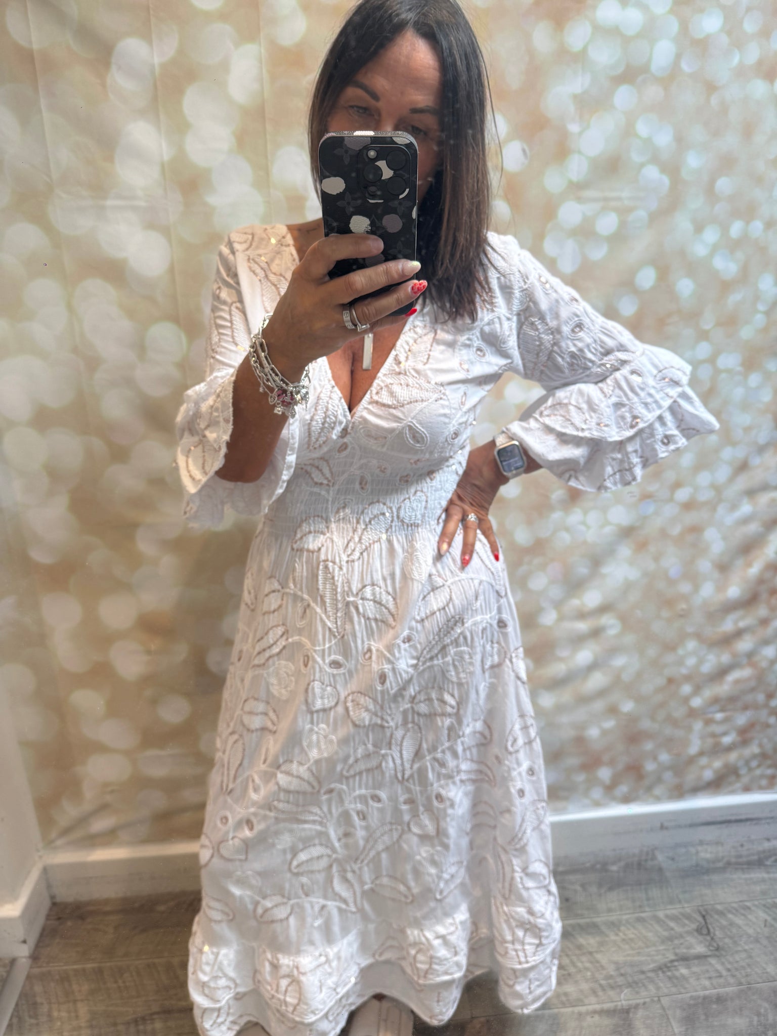 Studio Sequin Embellished  Maxi Dress