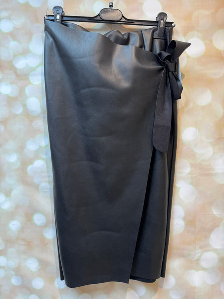 Pleather Pencil  Skirt