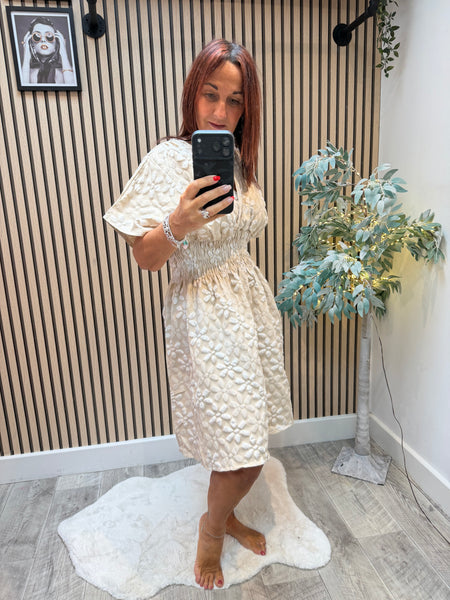 Floral Applique Dress