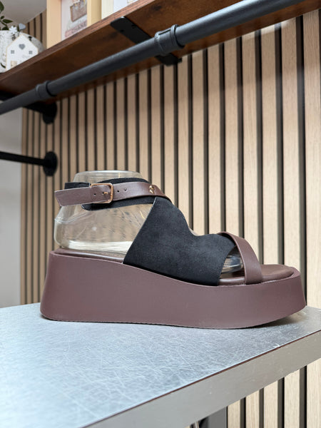 Wedge Cross over Sandal