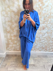 Curve Pinstripe Trouser Set