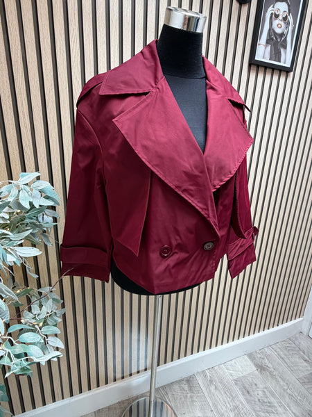 Cropped Trench Coat