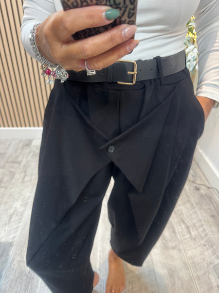 Wrap Front Trousers