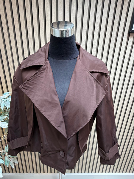 Cropped Trench Coat
