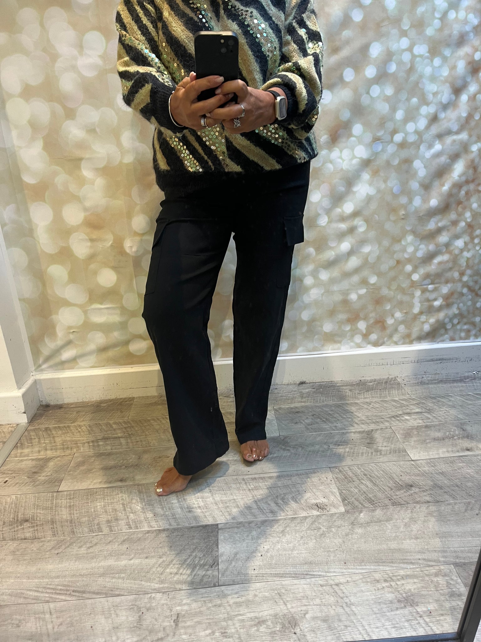Cargo Straight Leg Trousers