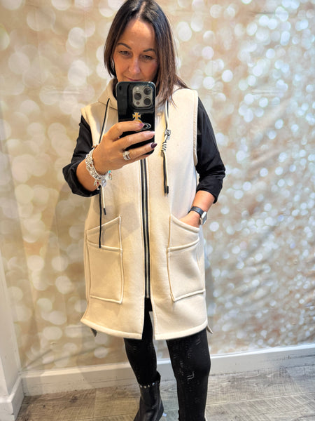 Studio Hooded Sweat  Gilet