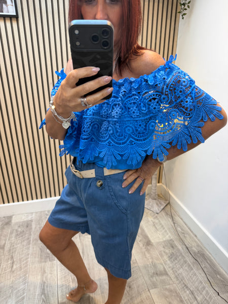 Bardot Lace top