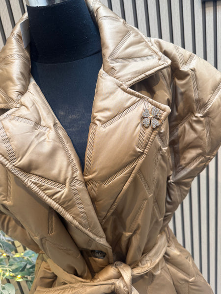 Quilted Belted Gilet