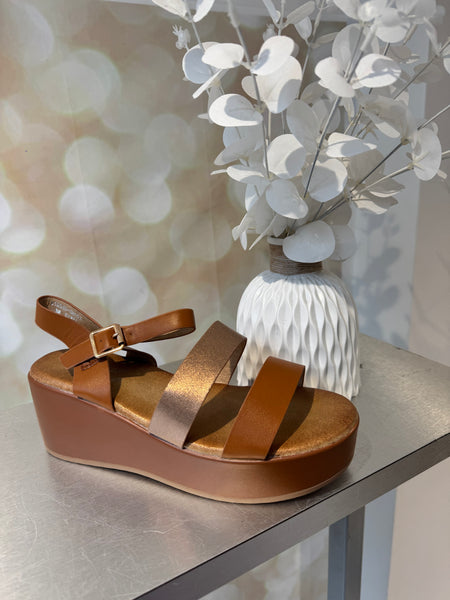 Wedge Double Strap Sandal