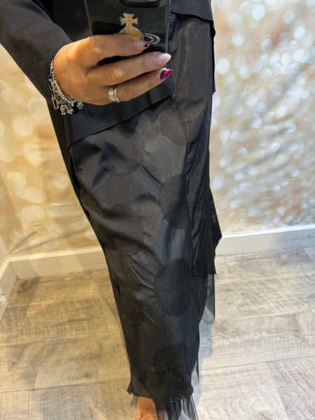 ID Tulle/Multi Fabric  Dress