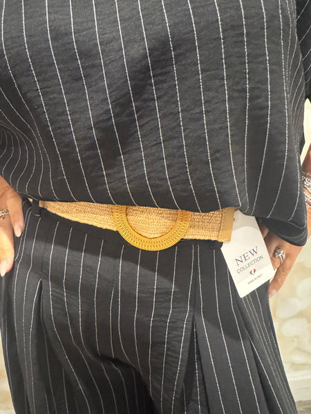 Pinstripe Trouser Set