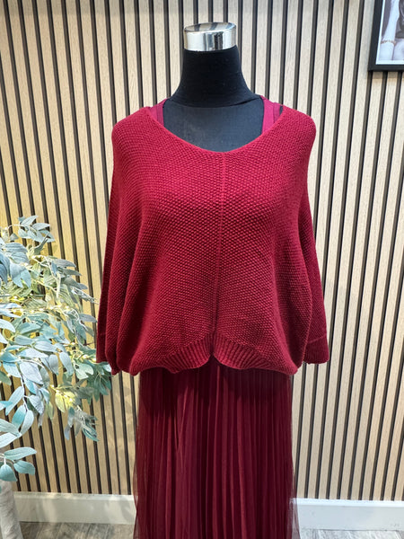 2 Piece Pleated Tulle Dress/Jumper Set