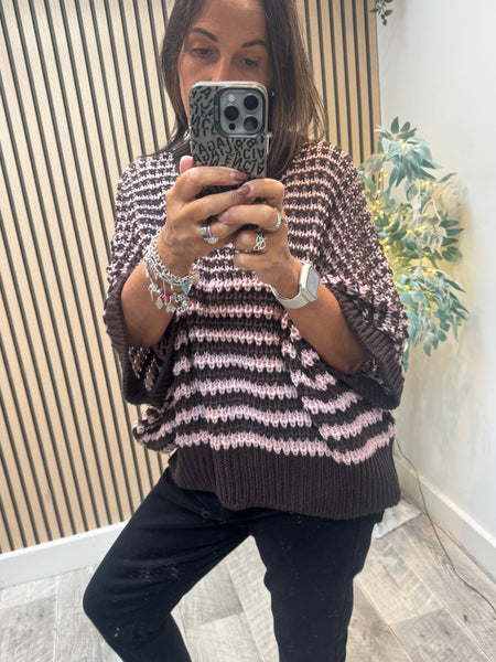 Studio Stripe Chunky Knit Jumper