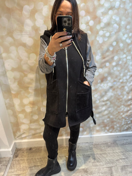 Studio Hooded Sweat  Gilet