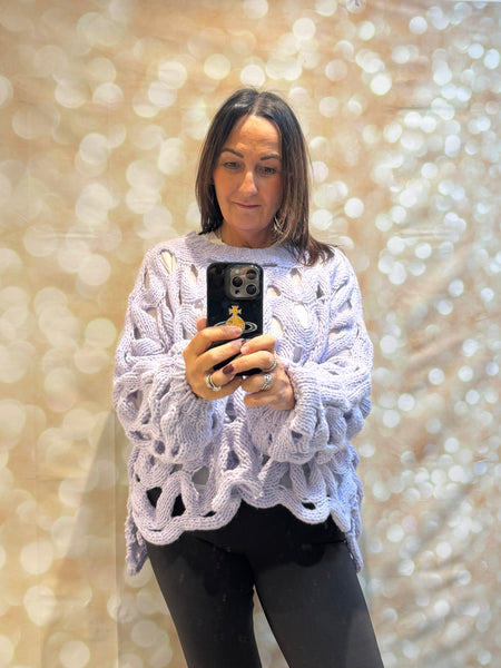 Chunky Knit  Wave Jumper