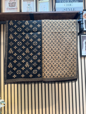 Inspired Wooly Cashmere Feel  Scarf