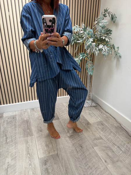 ID 2 Piece Pinstripe set - Trousers / Jacket
