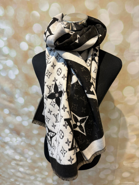 Inspired Wooly Cashmere Feel  Scarf