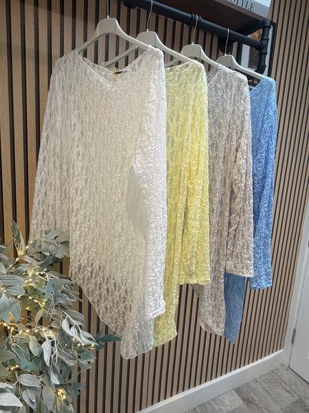 Lace Asymetrical Tunic