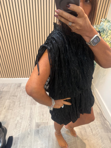 Glitter Puffball  Dress