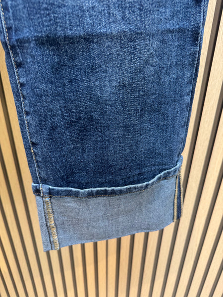 Wide leg Stretch Denim Jeans