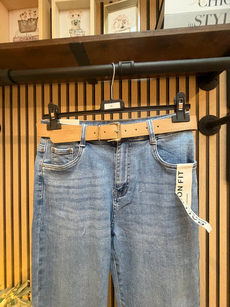 Balloon leg Mid wash Denim Jeans