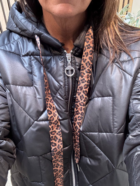 Studio Quilted Longline Coat
