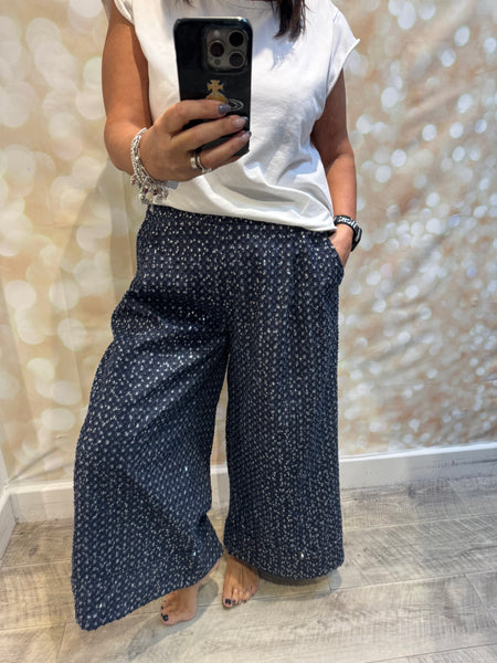 Studio Wide leg Denim Trousers