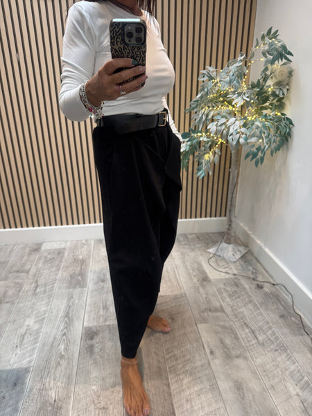 Wrap Front Trousers