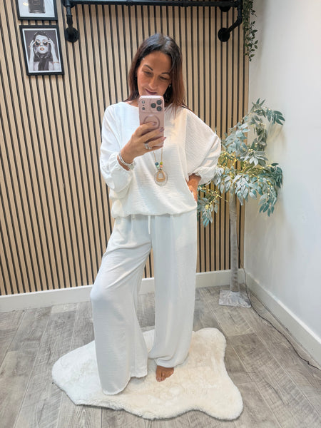 Studio 2 Piece Crinkle Palazzo Trouser / Top set